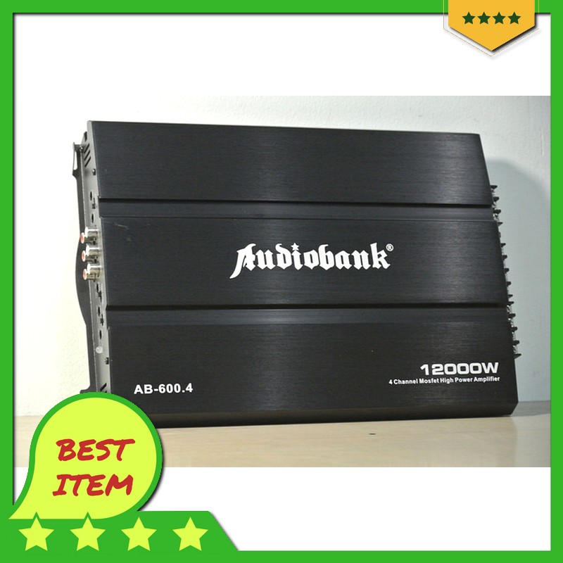 power amplifier mobil audiobank ab 600.4 variasi audio mobil original murah terbaik