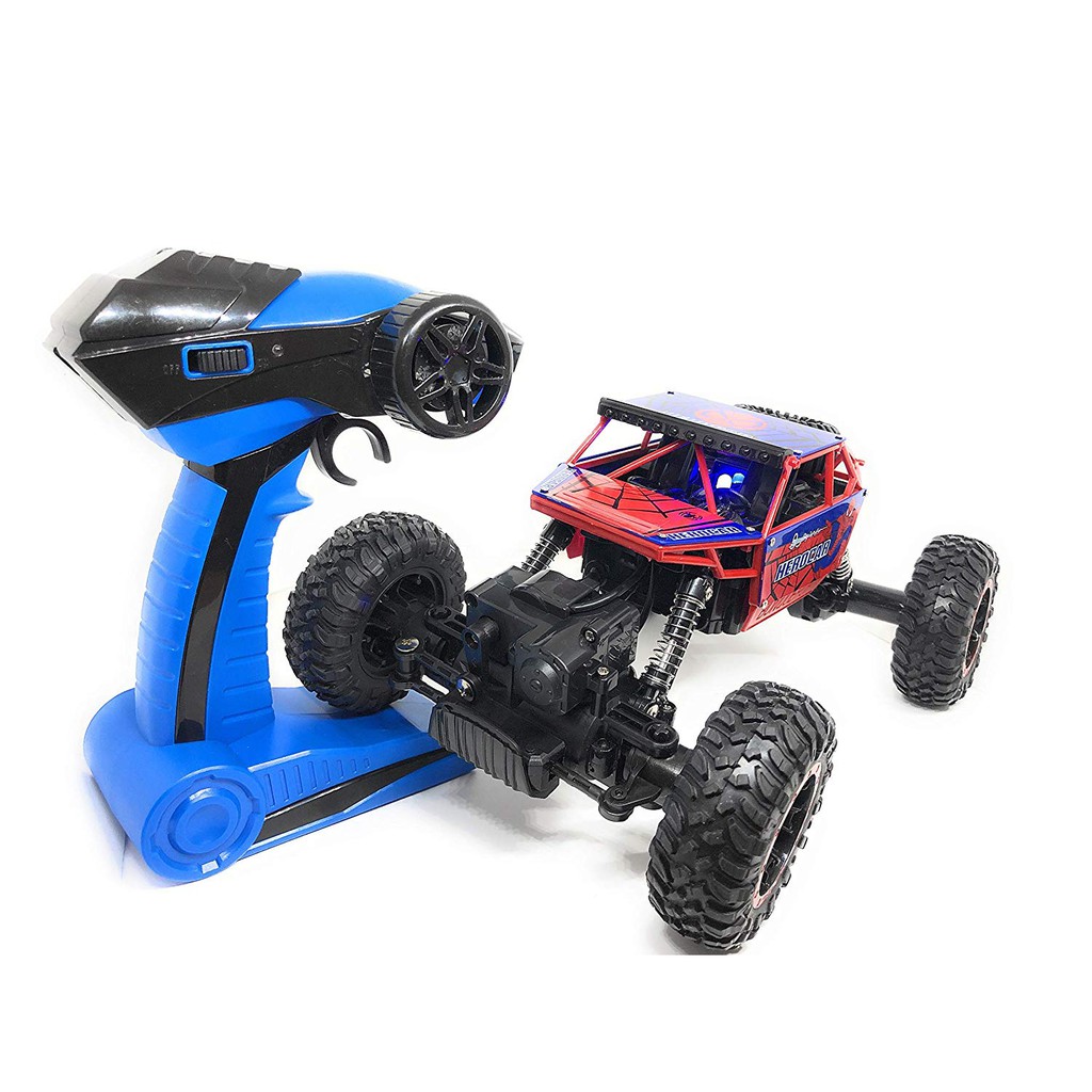  Mainan  Mobil RC Monster  Truck  Rock Crawler Spiderman 