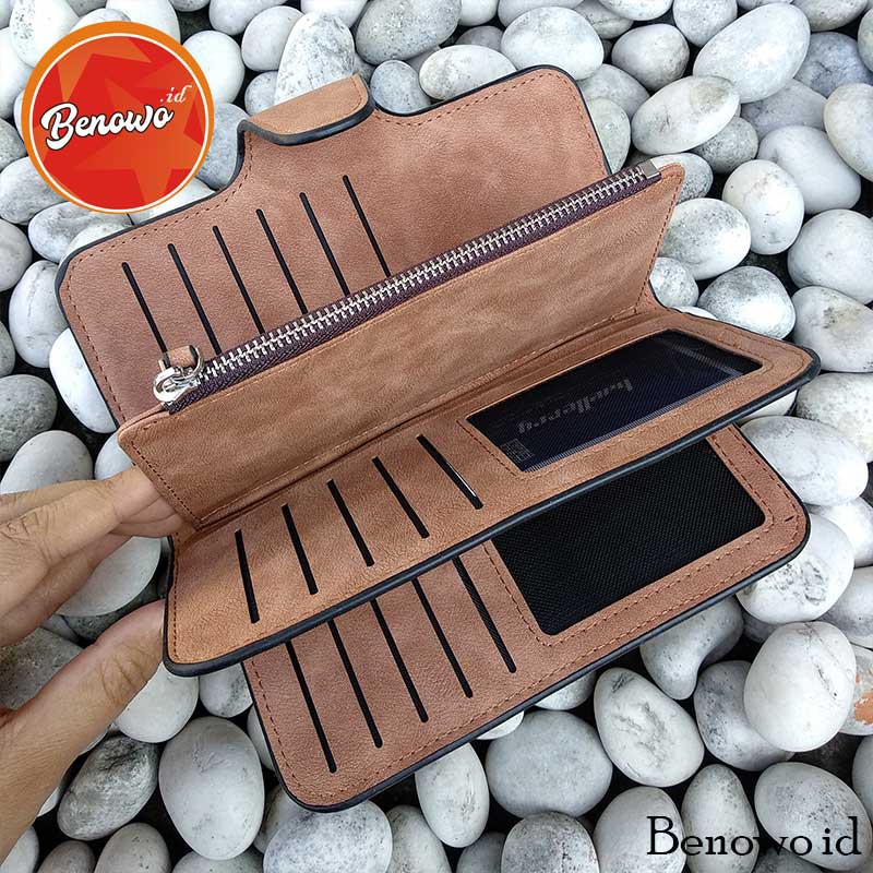 Dompet Wanita Lipat Panjang Baellerry Terbaru - DW07-Coklat