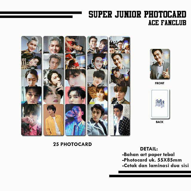 SUPER JUNIOR ACE FANCLUB KIT PHOTOCARD