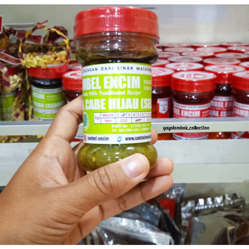 

SAMBAL ENCIM SAMBAL HIJAU KHAS LOMBOK