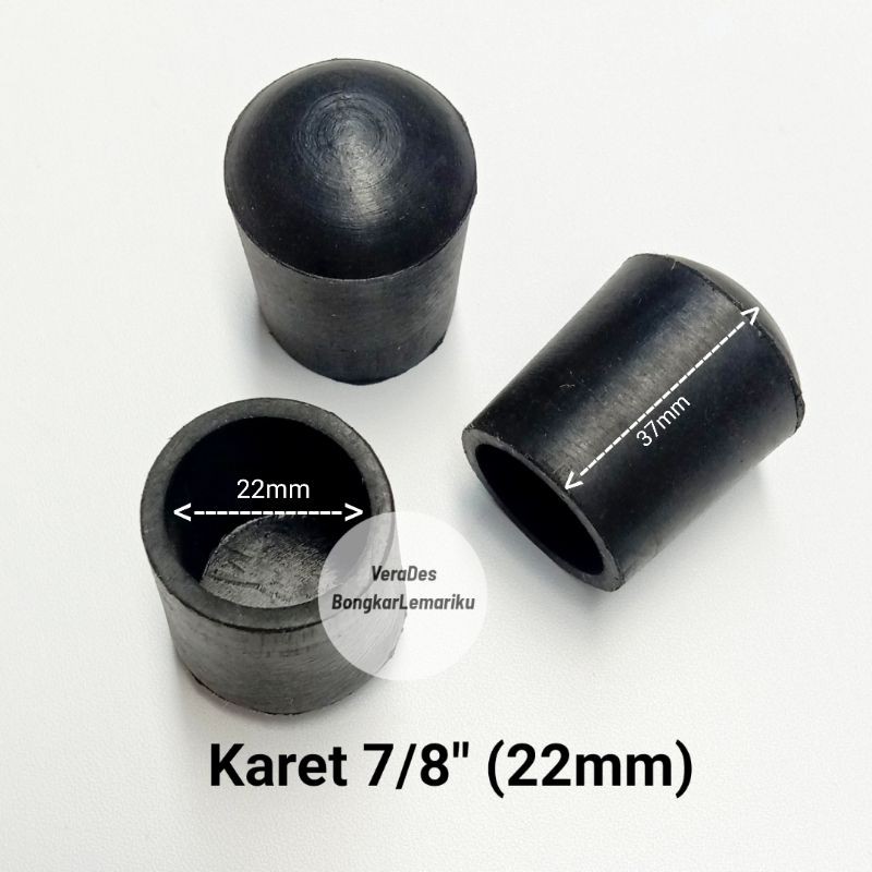 Karet Kaki Kursi 7/8&quot; 22mm