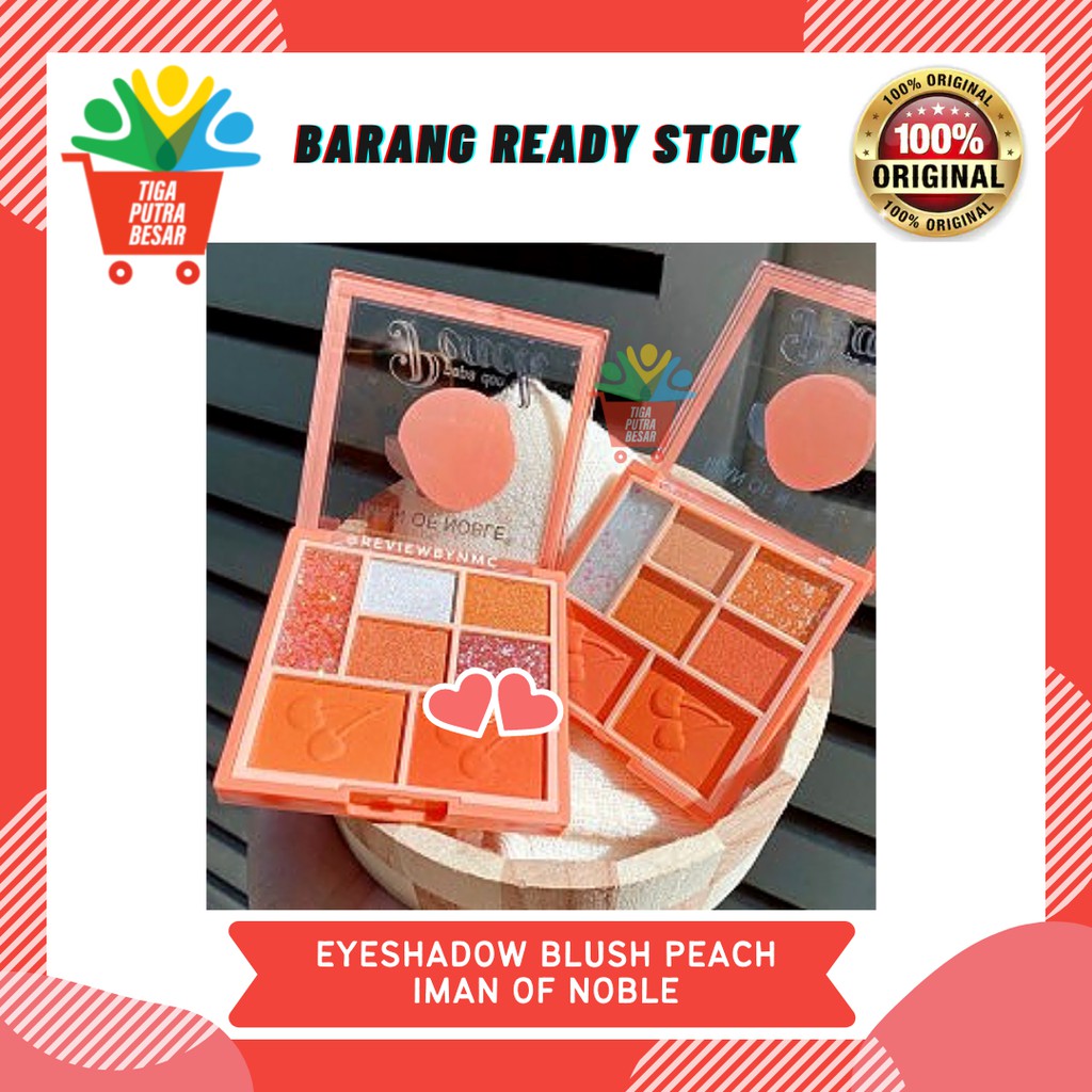 Eyeshadow Blush Peach Iman of Noble / Eyeshadow Kekinian Ori Thailand