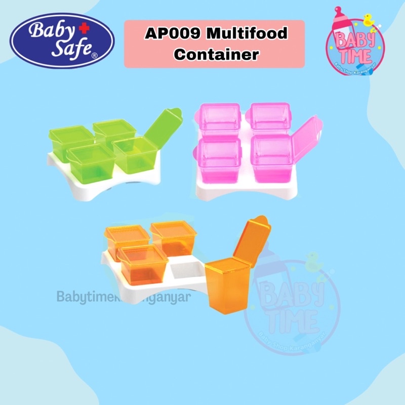 Baby Safe Multi Food Container AP009 AP011 / Tempat Penyimpan Makanan Bayi / MPASI