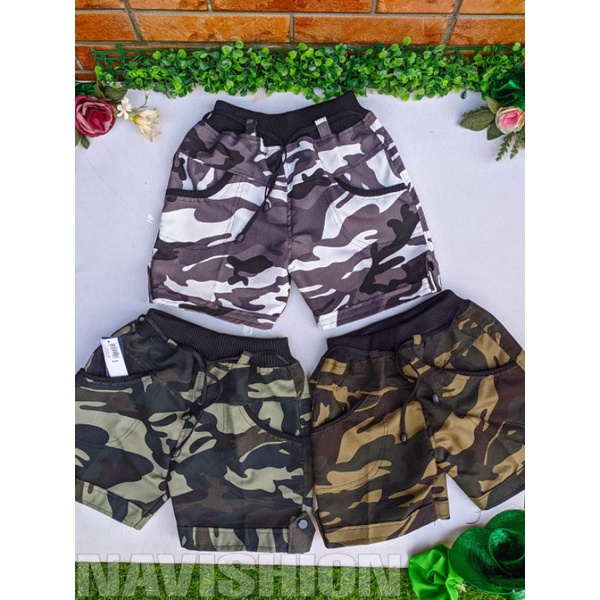 Hotpant Army Celana Pendek loreng anak