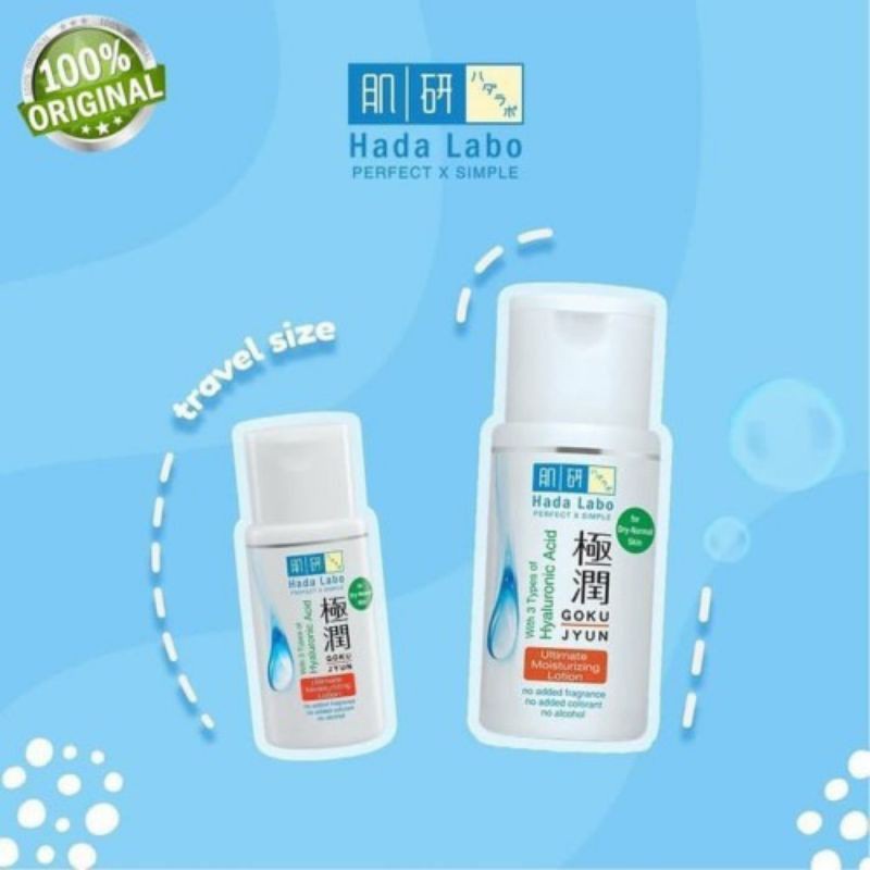 Hada Labo Gokujyun Ultimate Moisturizing / Light Lotion For Oily Skin For Dry Skin / Lotion Premium NEW PACK