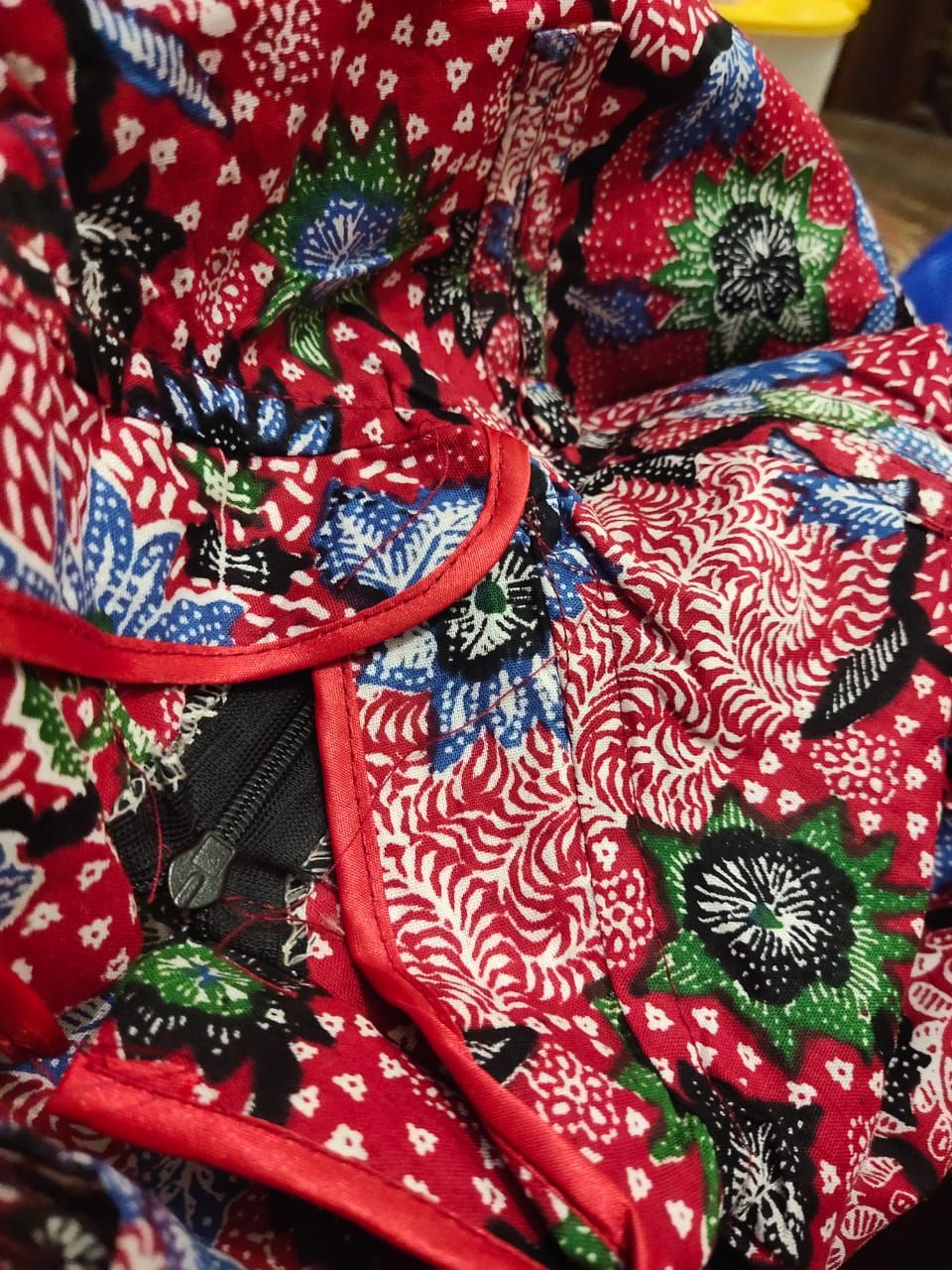 Atasan Dress Batik Wanita Daun Setaman Tb0022sb