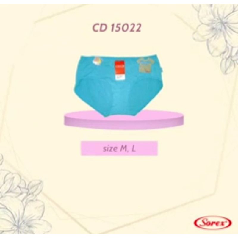 Sorex melange series 15022(M&amp;L) &amp; 15023 (L&amp;EL) celana dalam wanita