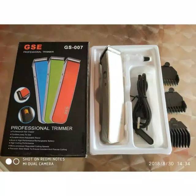 Alat cukur Rambut Pencukur Jenggot Bulu Kumis Jamban Gse 007 Rechargeable Murah