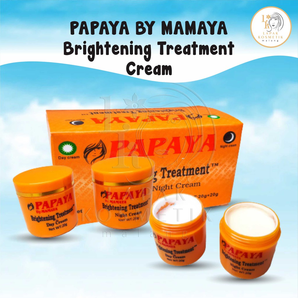 CS1 Papaya Brightening Treatmen Cream Day &amp; Night Cream | Paket Cream Papaya by Mamaya COD