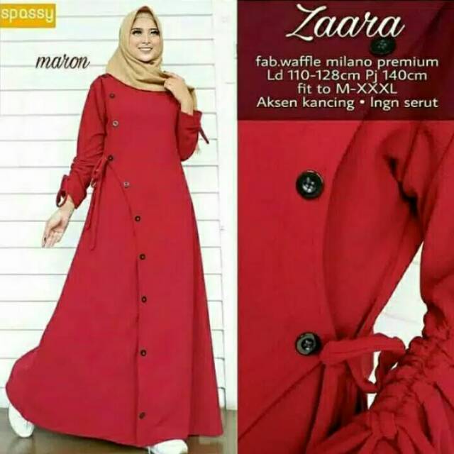 ZAARA MAXY DRESS /GAMIS MUSLIM ZARA /DRESS ZARA