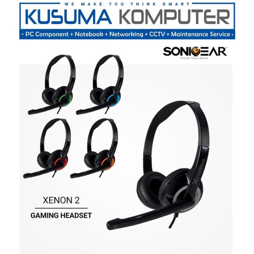 Sonicgear xenon 2 Stereo Headset Headphones