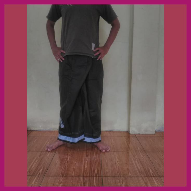 CELANA SARUNG HIJAU ARMY POLOS