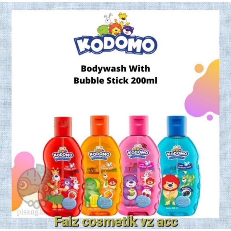 KODOMO Body Wash Botol Gel Sabun cair(200)