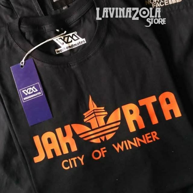 Tshirt/baju/kaos jakarta city of winner/the jak mania/persija/gue jakarta/jakartans/betawi/oasis/cas