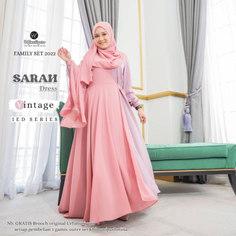 Sarimbit Sarah Ibrahim by Urfimutiyaro Famset Eid Mubarak 2022