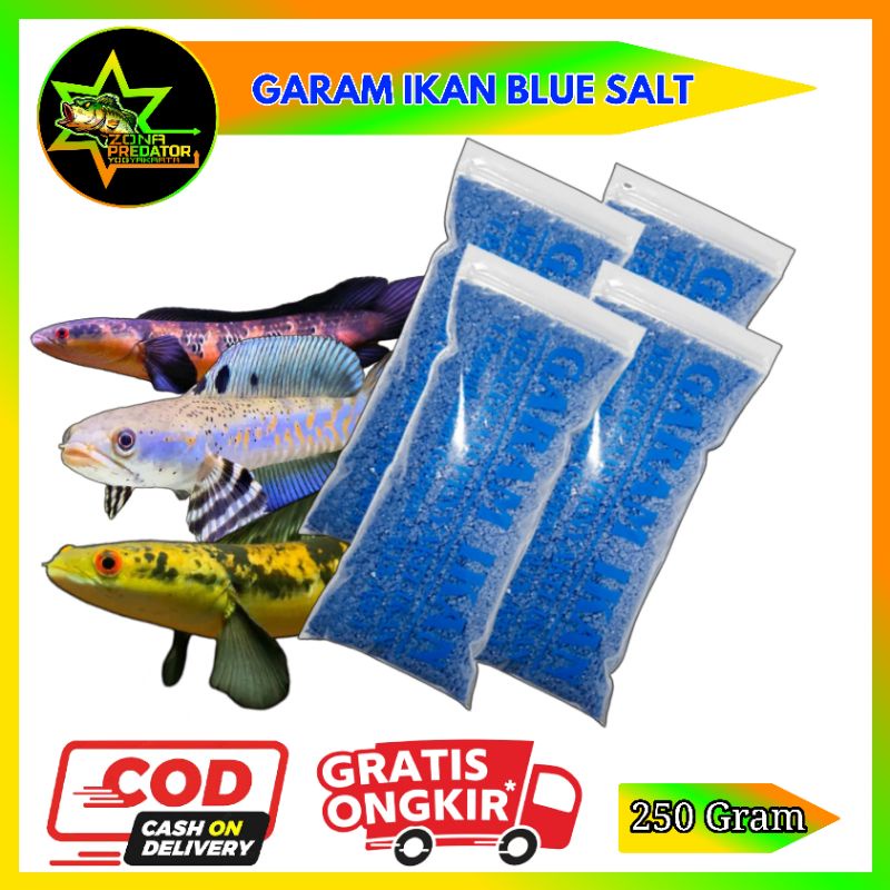 Blue Salt Garam Ikan Biru Ampuh Untuk Pengobatan Ikan