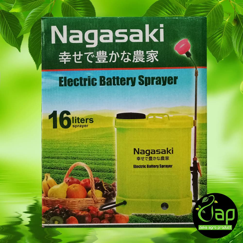 ALAT SEMPROT PERTANIAN OTOMATIS ELECTRIC BATTERY SPRAYER "NAGASAKI" 16