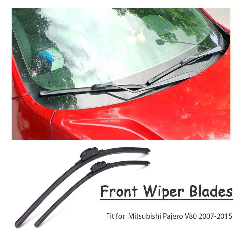 1 Set Karet Wiper Kaca Depan Mobil Untuk Mitsubishi Pajero V60 V80 2015 2014-2003