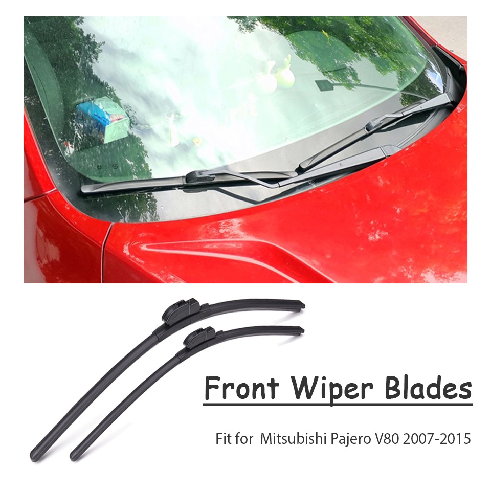 1 Set Karet Wiper Kaca Depan Mobil Untuk Mitsubishi Pajero V60 V80 2015 2014-2003