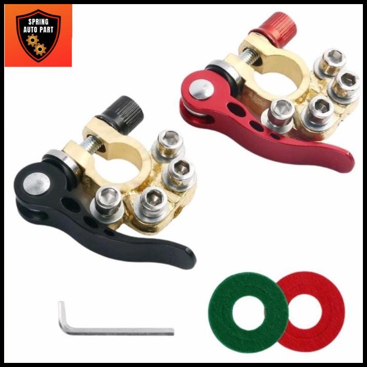 Kepala Aki Klem Aki Terminal Accu Mobil Bahan Kuningan