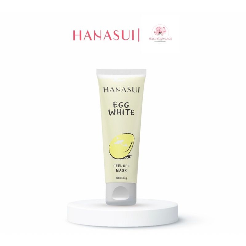 HANASUI PEEL OFF MASK - EGG WHITE / PEEL OFF MASK / MASKER WAJAH