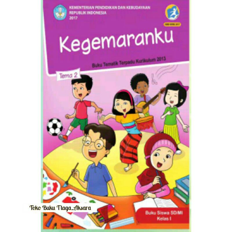 Buku Tematik Tema 2 kelas 1 SD/MI