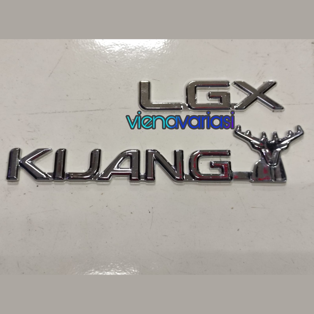 Emblem Logo Mobil Kijang Tanduk dan LGX 1set Crum