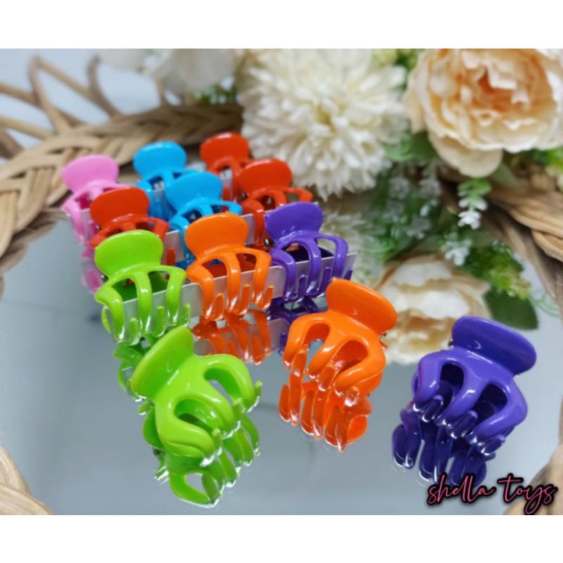 JEDAY RAMBUT MINI/JEPIT PONI 2CM ISI 12PCS