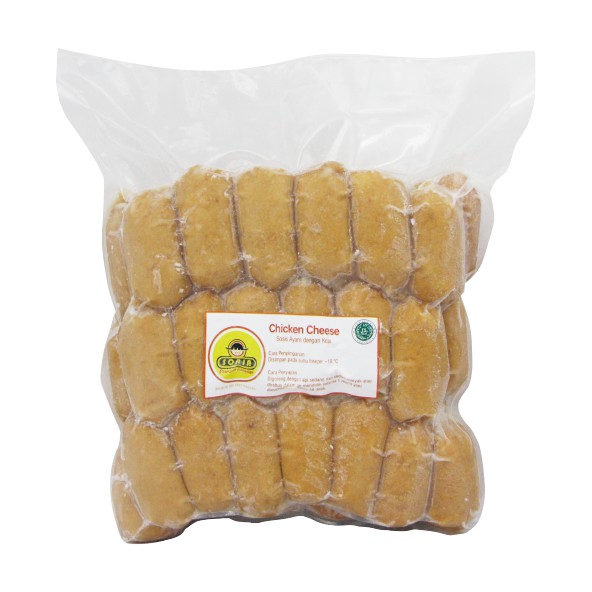 

Sosis SONIA Ayam Keju - Chicken Cheese 28/25 (1 Kg) - isi 40 pcs