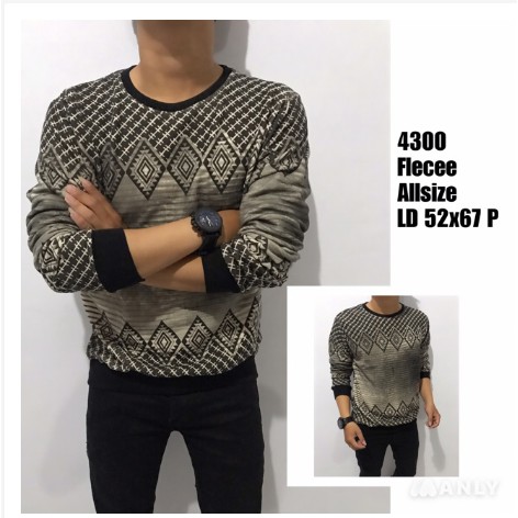 BAJU KAOS PRIA LENGAN PANJANG JAKET SWEATER HOODIE JUMBO POLOS 3