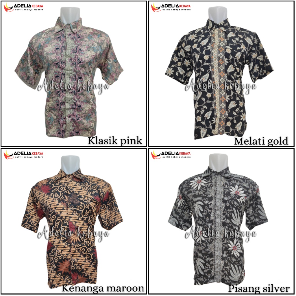 NEW - KEMEJA BATIK MODERN - KEMEJA COUPLE - set batik pesta - kemeja kekinian -baju pria batik