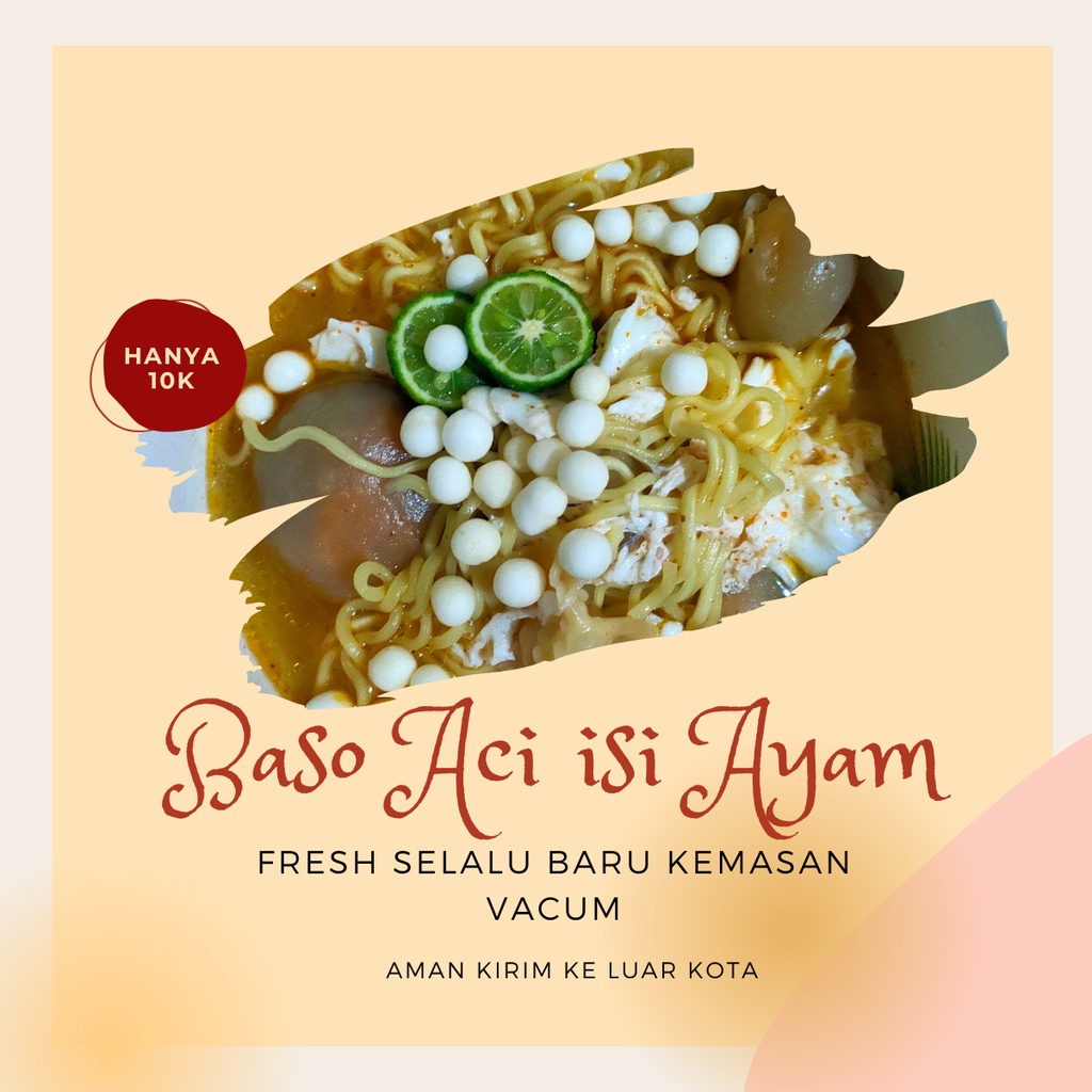 

Baso Aci ENDULAA isi ayam 1 kg muat 7pcs