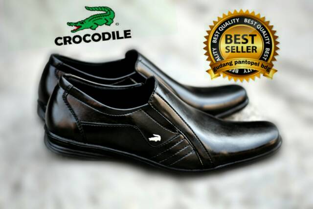 Pantople Crocodile Pria Semi Kulit