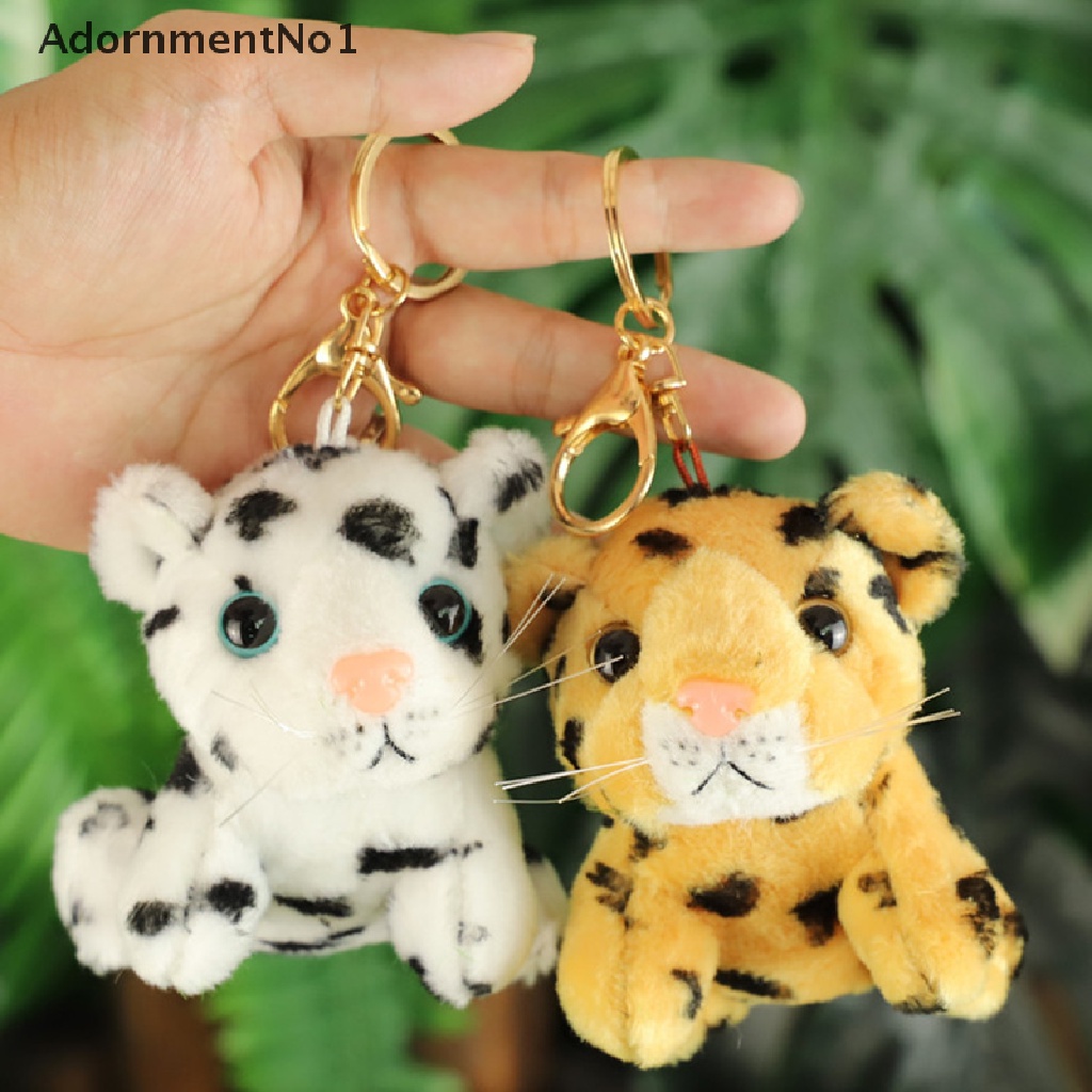 (AdornmentNo1) Gantungan Kunci Boneka Macan Tutul Bahan Plush 10cm