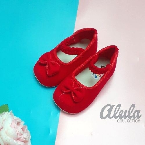 Sepatu Bayi Balet Serut Perempuan Lucu Sepatu Bayi Flatshoes Kekinian