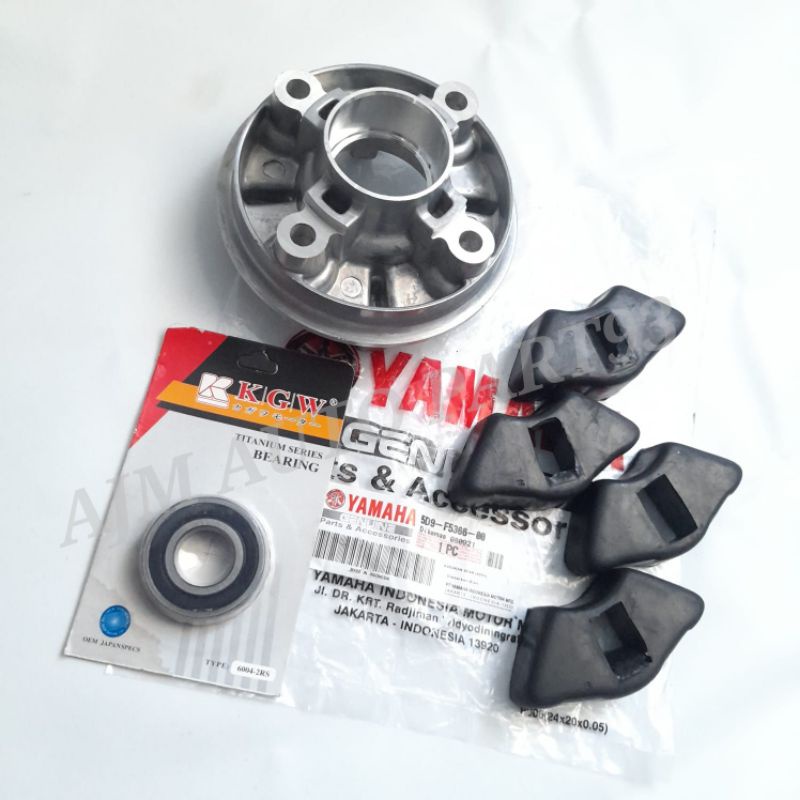 NAP GIR BELAKANG + KARET GIR + BERING 6004 JUPITER Z ROBOT 115 VEGA ZR YAMAHA 5D9