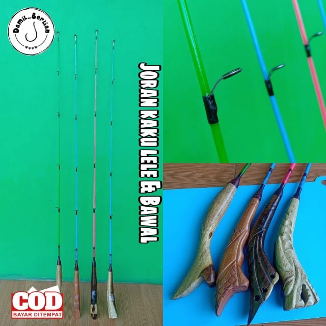 Joran timbang gagang ukir grosir Damil_Berlian