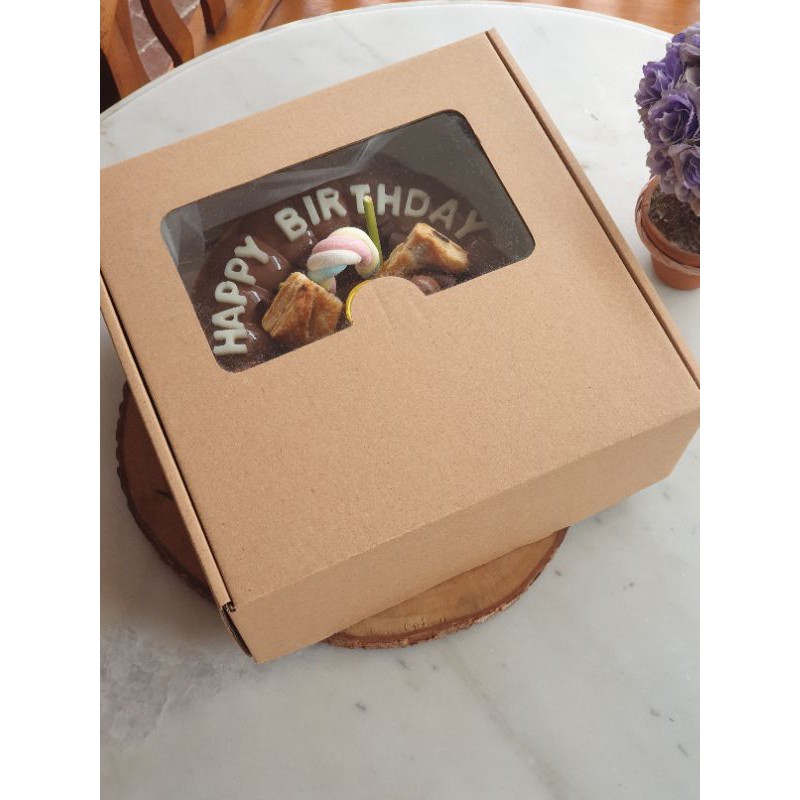 

Dus karton Box puding kardus box brownies mika 23x23x10