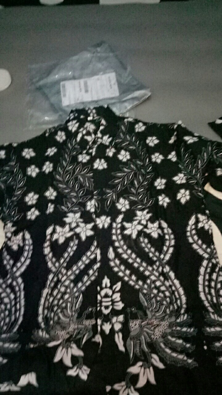 Kemeja Batik Pria Lengan Panjang Jumbo M L Xl Xxl