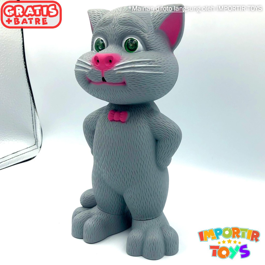 Mainan Talking Tom Reactive Touch Sensitive Artificial Intelligent