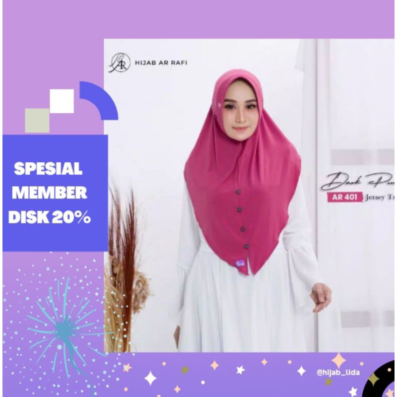 JILBAB INSTAN ARRAFI AR 401 || HIJAB ORIGINAL | BERGO KEKINIAN