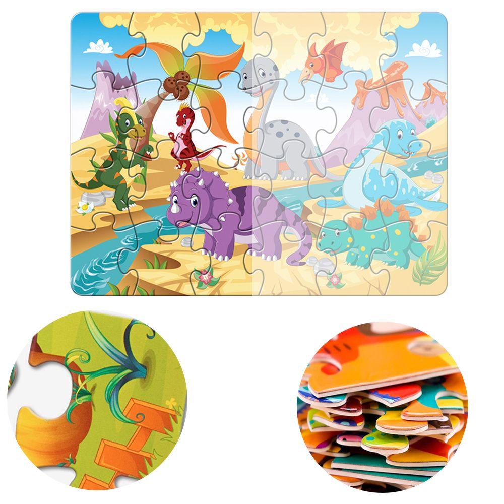 TOP 24biji Jigsaw Puzzle Mainan Edukasi Otak Anak DIY Jigsaw