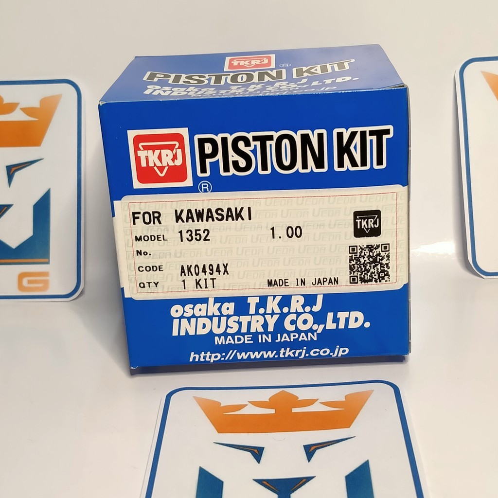 TKRJ PISTON KIT KAWASAKI NINJA PIN 15 MADE IN JAPAN