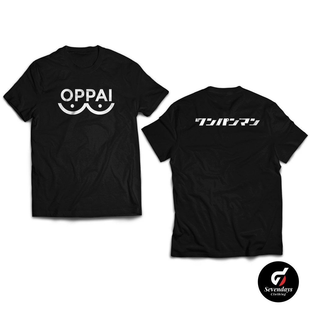 Kaos OPPAI SAITAMA ONE PUNCH MAN ANIME OPM MANGA JAPANESE CULTURE BAJU JEPANG DISTRO SEVENDAYS CLOTH