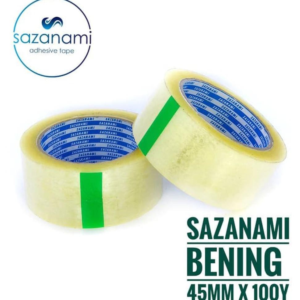 

TERMURAH SATU 1 BOX SAZANAMI ZN LAKBAN BENING 2 INCH X 100Y 45MM ISOLASI ZN 72 ROL