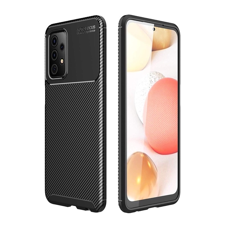 Samsung A73 5G Soft Case Auto Focus Carbon Betlee Original Soft Case Samsung A73 Carbon Betle Origin