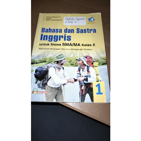 BAHASA DAN SASTRA INGGRIS KELAS X SMA YRAMA WIDYA BAHASA INGGRIS MINAT