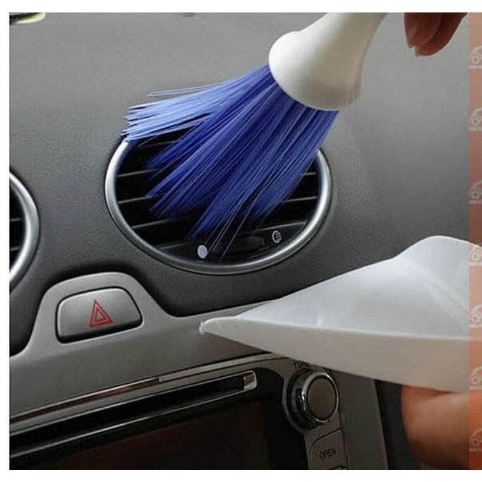 Igrosir Car Cleaning Duster Brush Dustpan Mini Sapu Serbaguna Pembersih AC Karpet Mobil