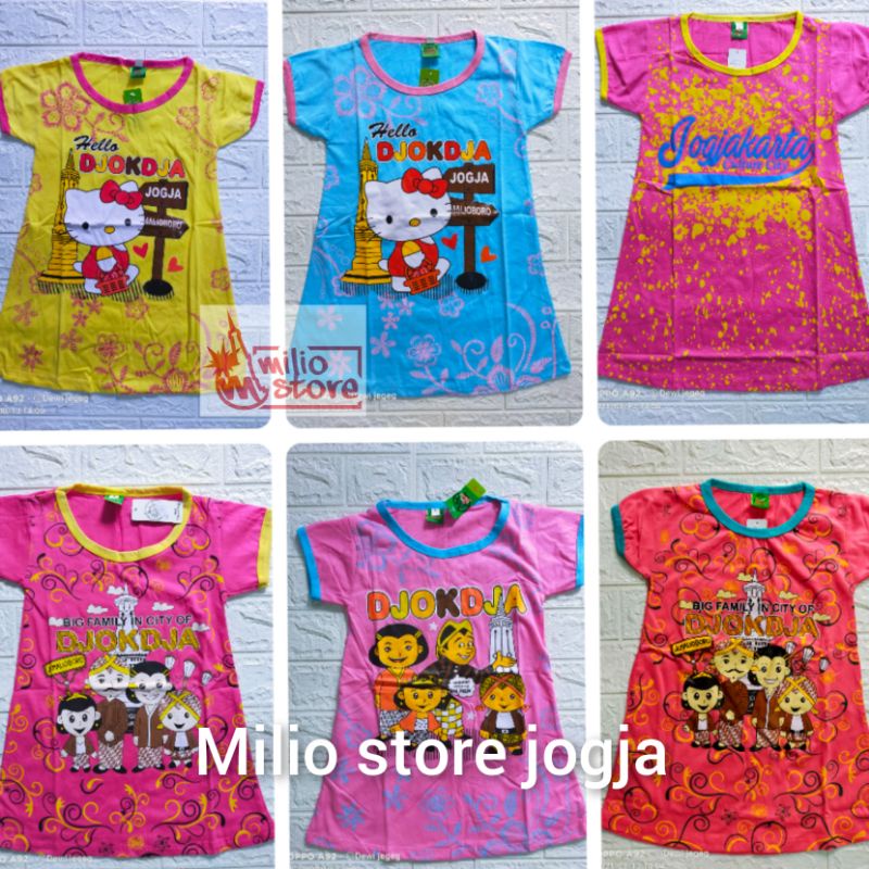 Daster anak / dress / baju tidur anak jogja / daster anak khas jogja bahan kaos katun adem / daster 